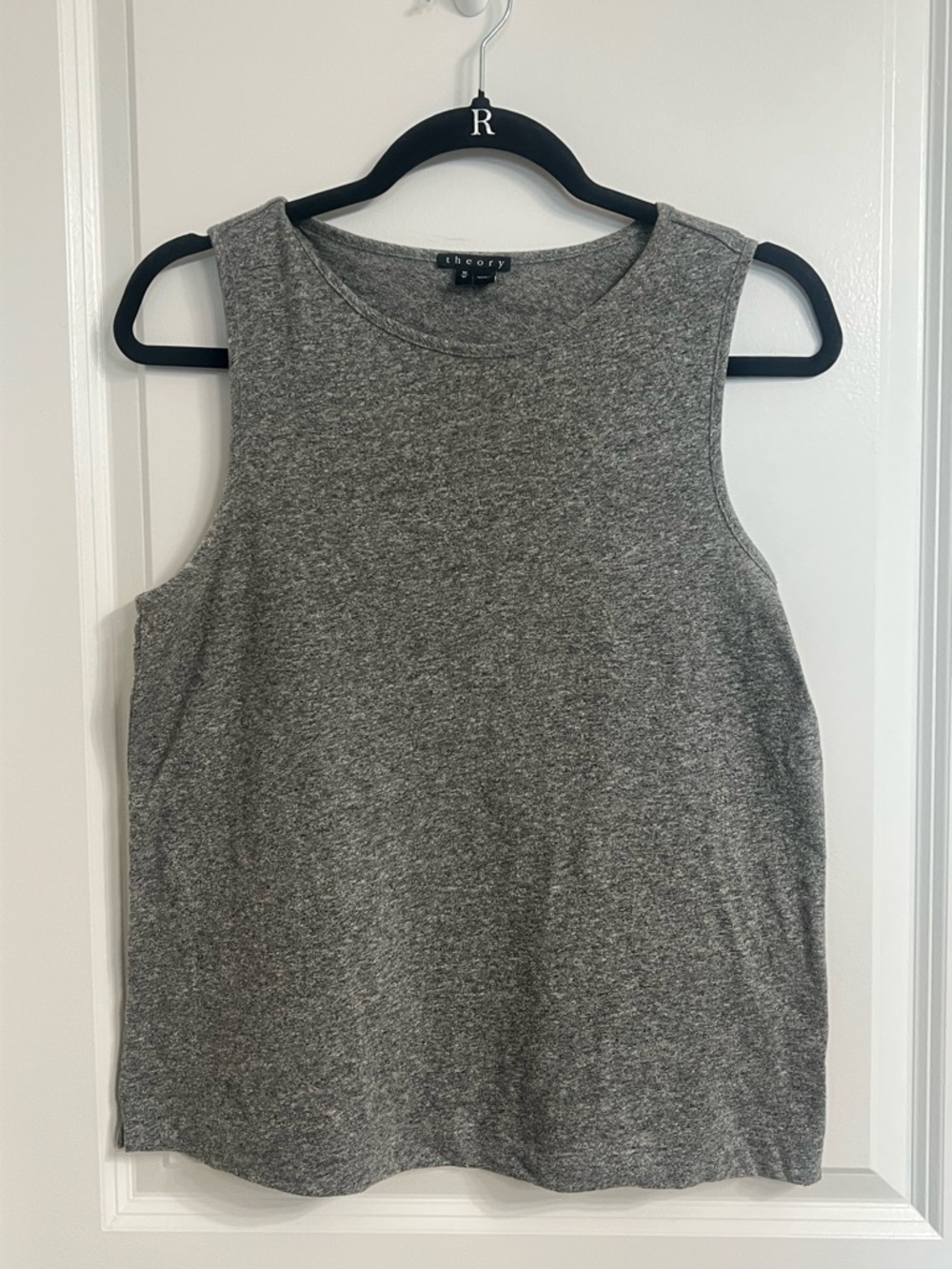 Theory Gray Sleeveless Tank Top, Medium
